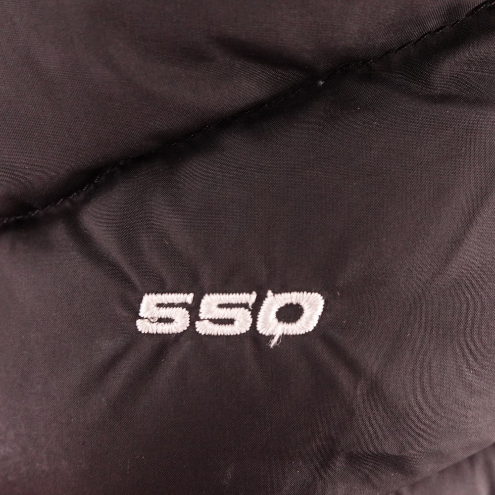 The North Face Womens Medium 550 Down Puffer Vest Black Quilted Insulated Shell - Picture 5 of 8